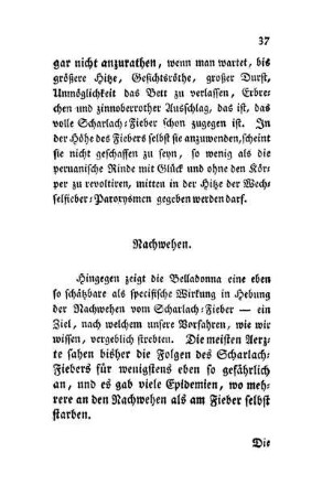 Nachwehen.