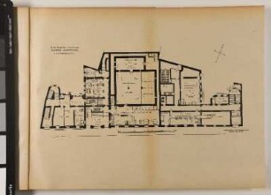 Sparkasse-Neubau Äussere Laufergasse 1. Untergeschoss [Grundriß]