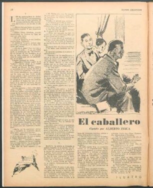 El caballero del tren : Cuento por Alberto Insua