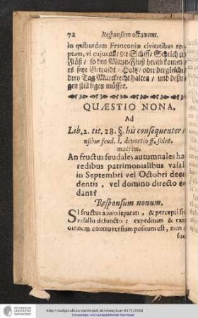 Quaestio Nona