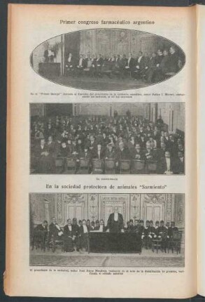 Primer congreso farmacéutico argentino