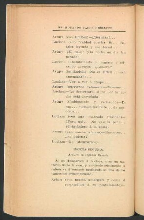 Escena segunda