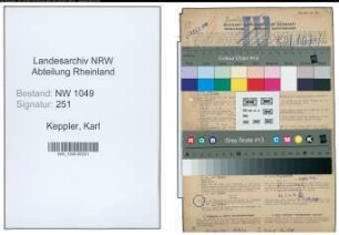 Entnazifizierung Karl Keppler , geb. 13.09.1893 (Inspektor)