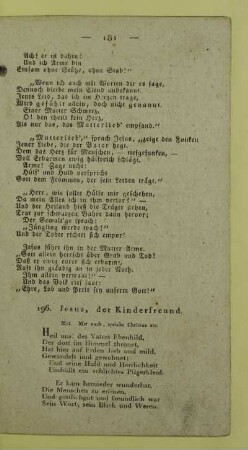 196. Jesus, der Kinderfreund