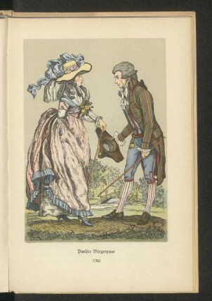 Pariser Bürgerpaar, 1780