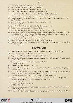 Porzellan (Nr. 808-879a)