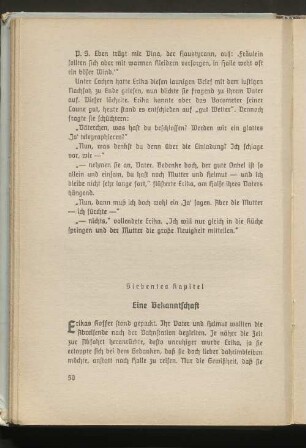 Eine Bekanntschaft