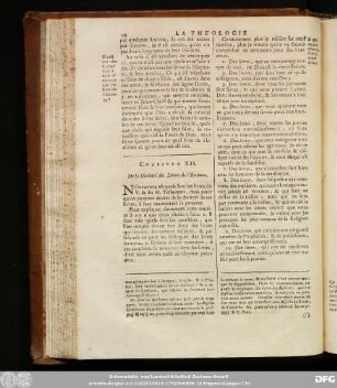 Chapitre XII. De la Divinité des Livres de l'Ecriture.