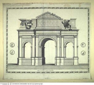 Rom, Gallienusbogen, Rekonstruktion - Rom, Arco di Gallieno
