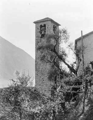 Glockenturm der Kirche San Viglio