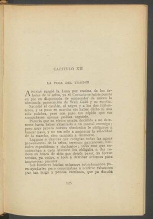 Capítulo XII - La fuga del traidor