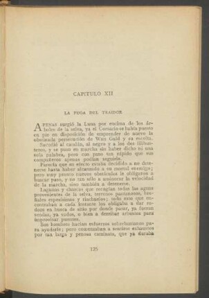 Capítulo XII - La fuga del traidor