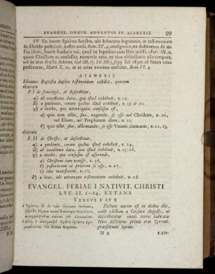 Evangel. Feriae I Nativit. Christi, Luc. II, 1 - 14, Extans