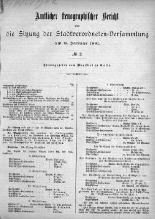 No. 2, 15. Januar 1891