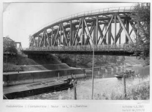Riedbahnbrücke, unterstrom Schleuse Feudenheim