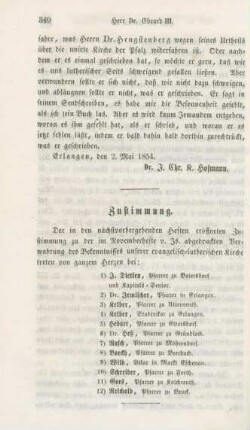340 Zustimmung