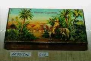 Blechdose für 50 Stück "Réunion-Cigarettes RÉUNION-VINETA No. 40 Gold"