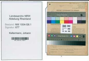 Entnazifizierung Johann Kellermann , geb. 03.11.1900 (Lokfuehrer)
