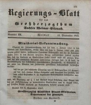 Nr. 21 : 10. September 1842