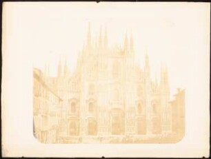 Dom, Mailand: Ansicht der Westfassade (aus: sog. »Koch-Mappe«)