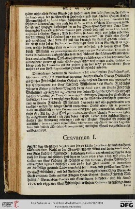 [Gravamen I. - Gravamen XXIII.]