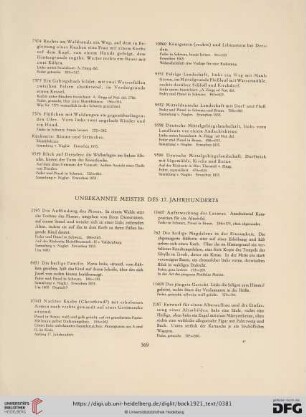 Unbekannte Meister des 17. Jahrhunderts