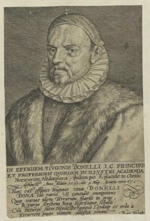Bildnis des Hugo Donellus
