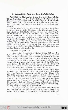3: Ein bronzezeitlicher Fund von Kroge, Kr. Fallingbostel