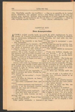 Capítulo XIII : Dos desesperados