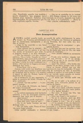 Capítulo XIII : Dos desesperados
