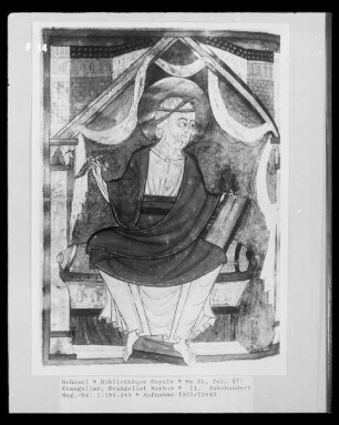 Ms 61 Evangeliar, fol. 57: Evangelist Markus