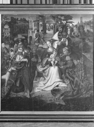 Altarwerk mit Szenen aus der Bernhard-Vita