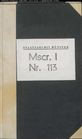 Kopiar des Kollegiatstifts S. Martini in Minden über Verträge zwischen Bischof und Klerus des Bistums Minden