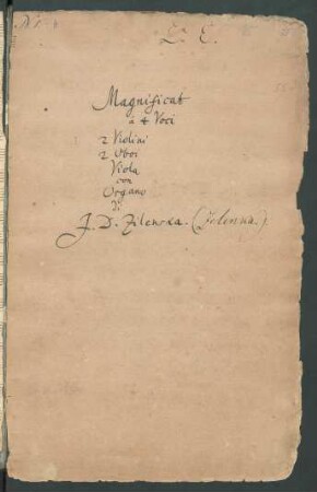 Magnificat; V (4), orch, org; D-Dur; ZWV 108