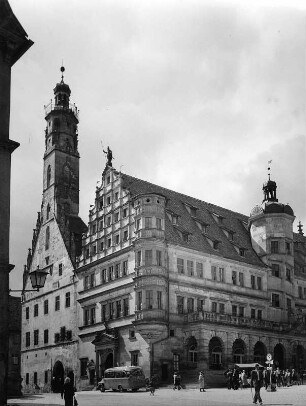 Rothenburg ob der Tauber. Rathaus (um 1377 und 1555-1558)