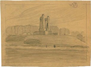 Pfann, Paul; Hamburg; Bismarck-Denkmal - Perspektive