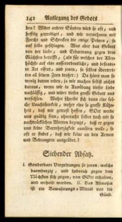 Siebender Absatz
