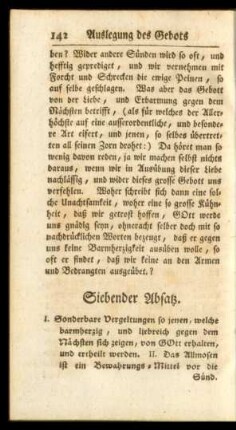 Siebender Absatz