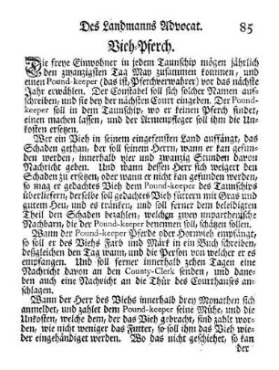 Vieh-Pferch.