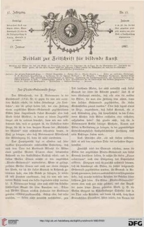Zur Pseudo-Grünewald-Frage