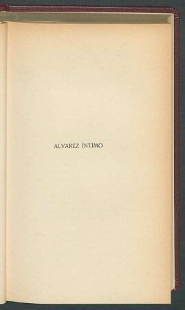 Alvarez íntimo