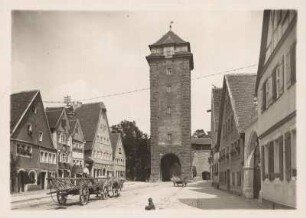 Rothenburg ob der Tauber. Würzburger Tor
