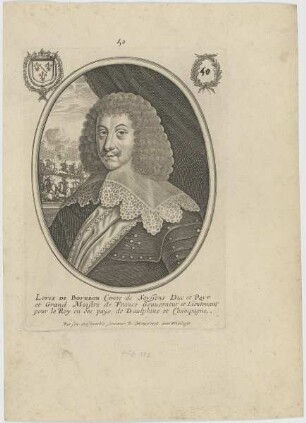Bildnis des Lovis de Bovrbon, Comte de Soyssons