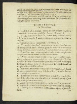 Theses Ethicae