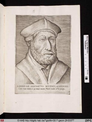 Andreas Alciatus Mediolanensis.