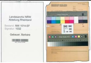 Entnazifizierung Barbara Gebauer , geb. 00.00.0000 ()