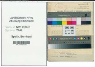 Entnazifizierung Bernhard Speith , geb. 21.02.1881 (Privatlehrer)