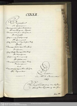 CXXXII., 18. December 1857