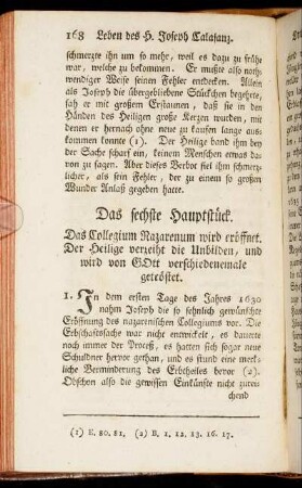 Das sechste Hauptstück.