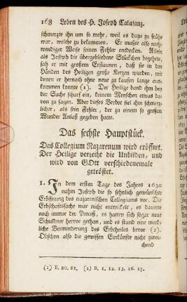 Das sechste Hauptstück.